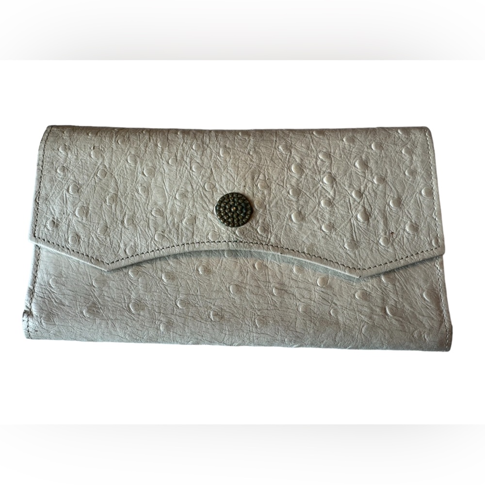 Vintage White Princess Gardner Cowhide Leather Women’s 60s Western Wallet